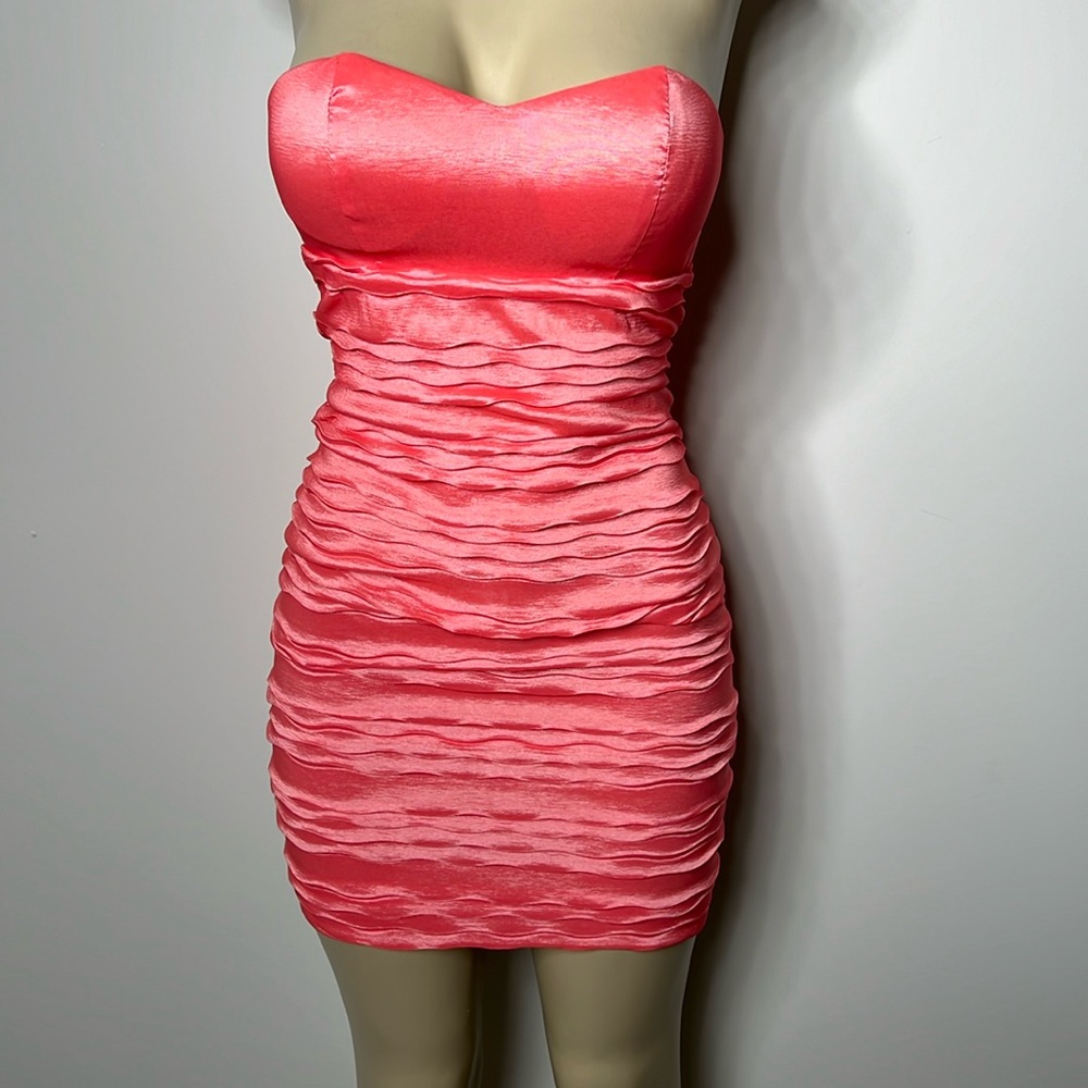Daisy small orange mini dress